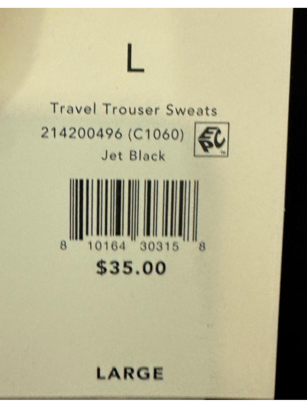 Blogilates Women's Travel Trouser Sweats, Black, Large - Picture 2 of 5